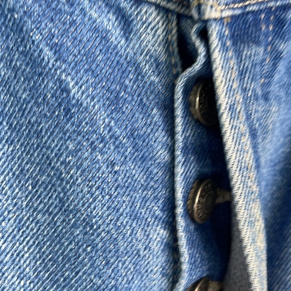 OBEY Propaganda No89 The Sundays Straight Jeans Boyish Cut High Waisted Blue 28 - Picture 6 of 15